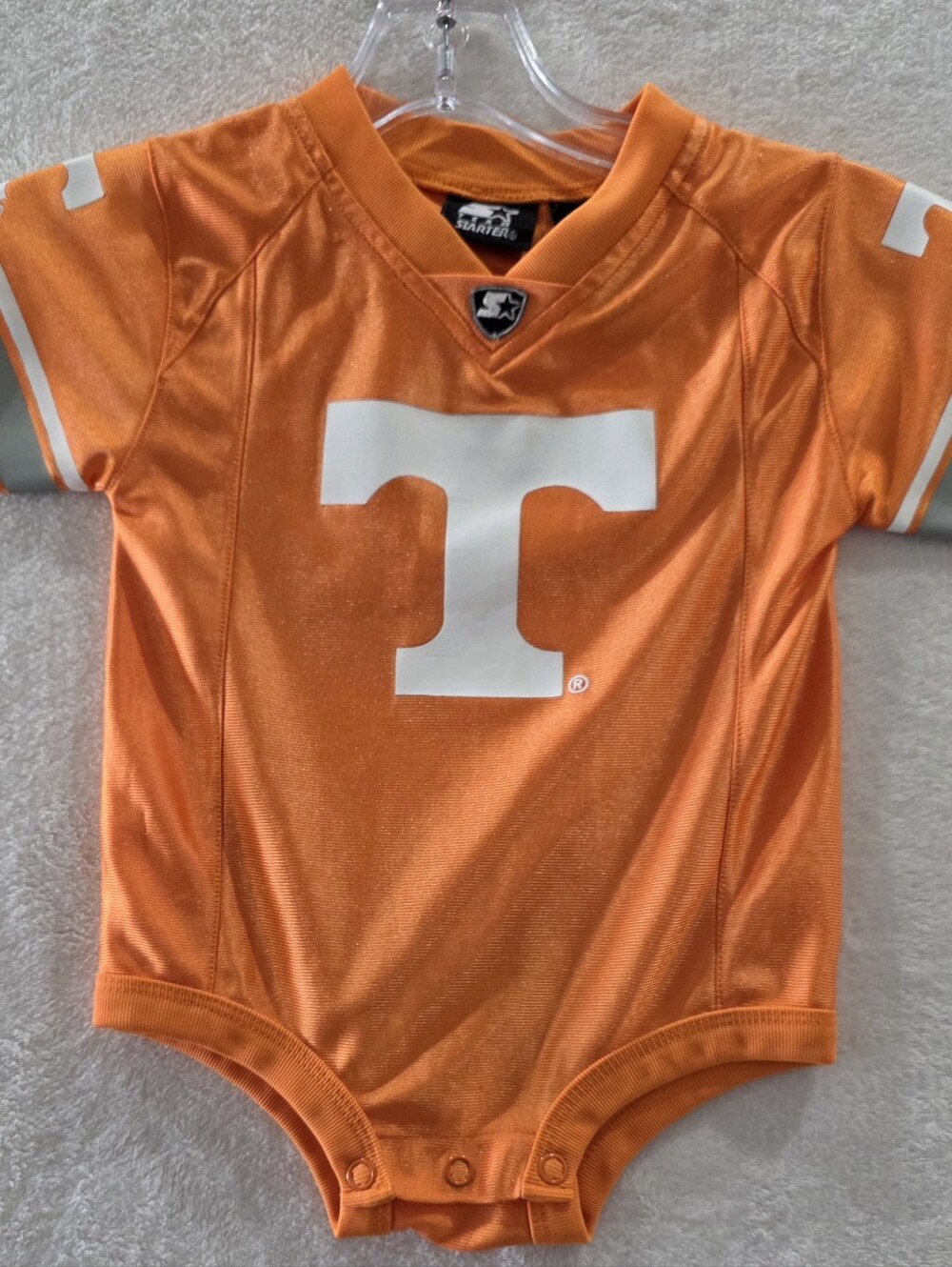 Tennessee Volunteers Starter One Piece 24 Months Snap Button Jersey Orange White